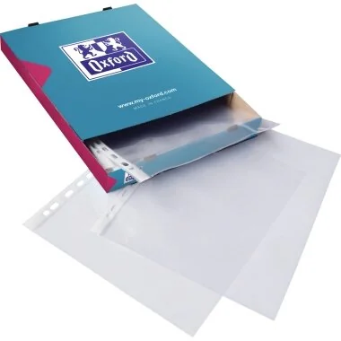 Oxford Prospekthülle Standard, DIN A4, PP, 0,09 mm, glasklar (EAN: 3045059705091)
