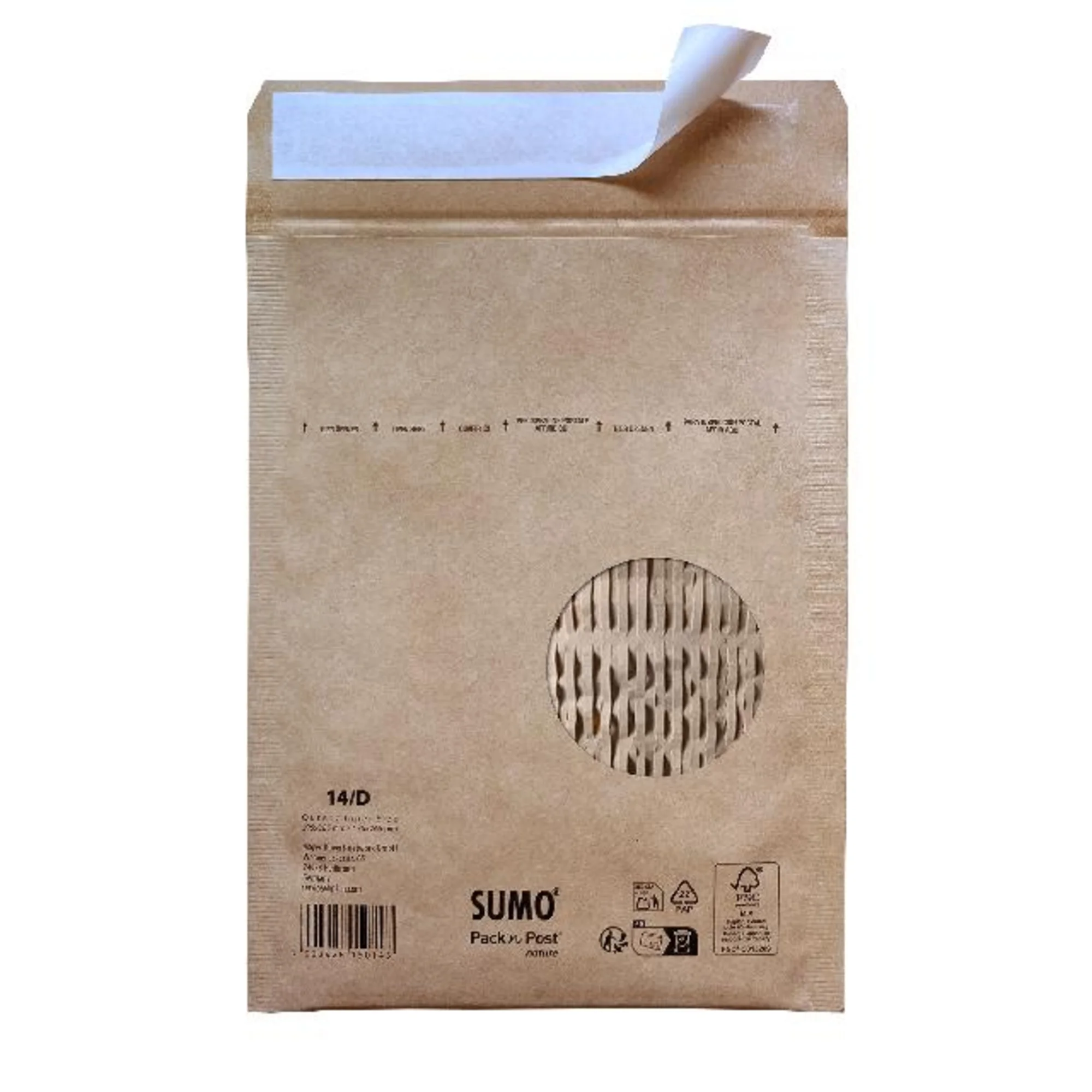 MAILmedia Papierpolster-Versandtasche SUMO, Typ D, braun (EAN: 4003928013332)
