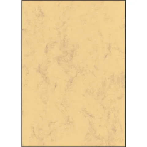 sigel Marmor-Papier, A4, 200 g/qm, Edelkarton, sandbraun (EAN: 4004360947933)
