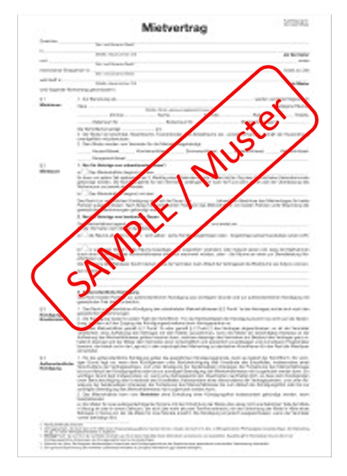 herlitz Vordruck "Mietvertrag", DIN A4, 4-seitig (EAN: 4008110860442)