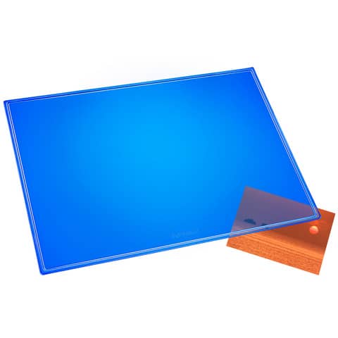 Läufer Schreibunterlage DURELLA TRANSLUZENT NEON, blau (EAN: 4006677326296)