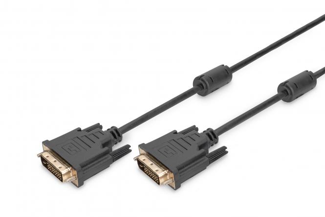 DIGITUS DVI-D 24+1 Kabel, Premium, Dual Link, 3,0 m (EAN: 4016032298328)