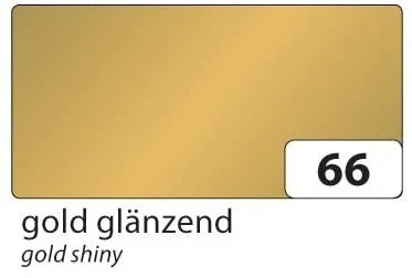 folia Tonpapier, (B)500 x (H)700 mm, 130 g/qm, gold glänzend (EAN: 4001868067668)