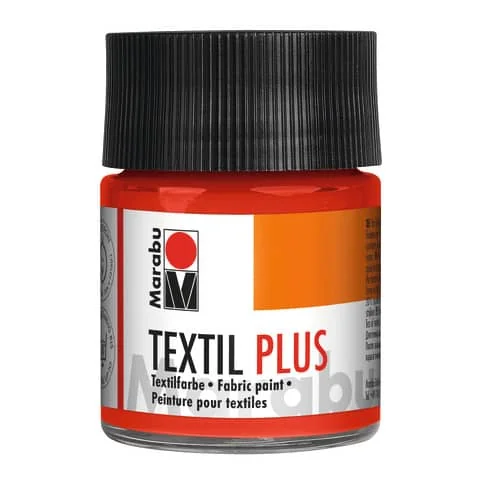 Marabu Stoffmalfarbe Textil plus, 50 ml, zinnoberrot hell (EAN: 4007751055644)