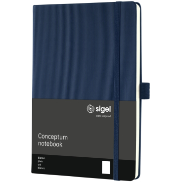 sigel Notizbuch Conceptum, DIN A5, blanko, blau (EAN: 4004360771484)