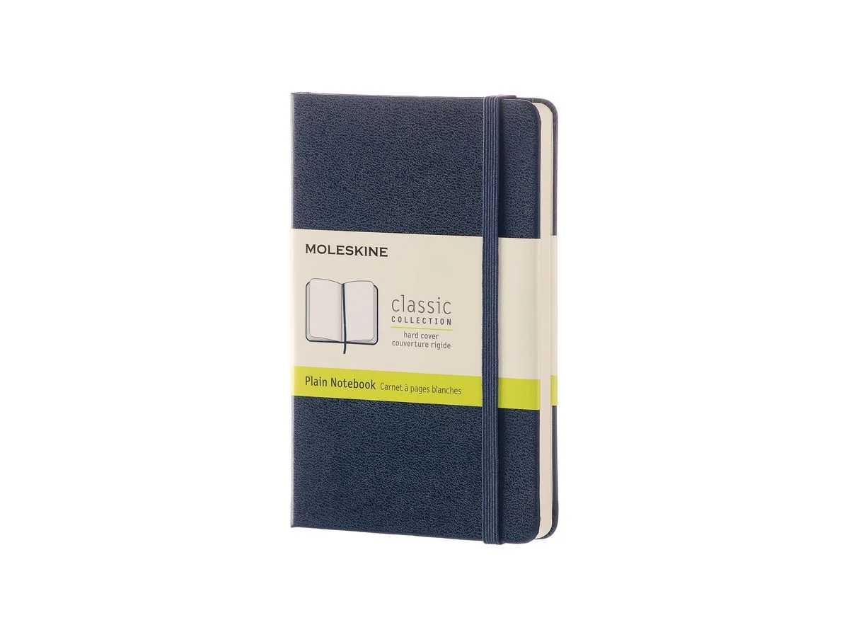 MOLESKINE Notizbuch, P/A6, blanko, Hardcover, blau (EAN: 8051272893649)