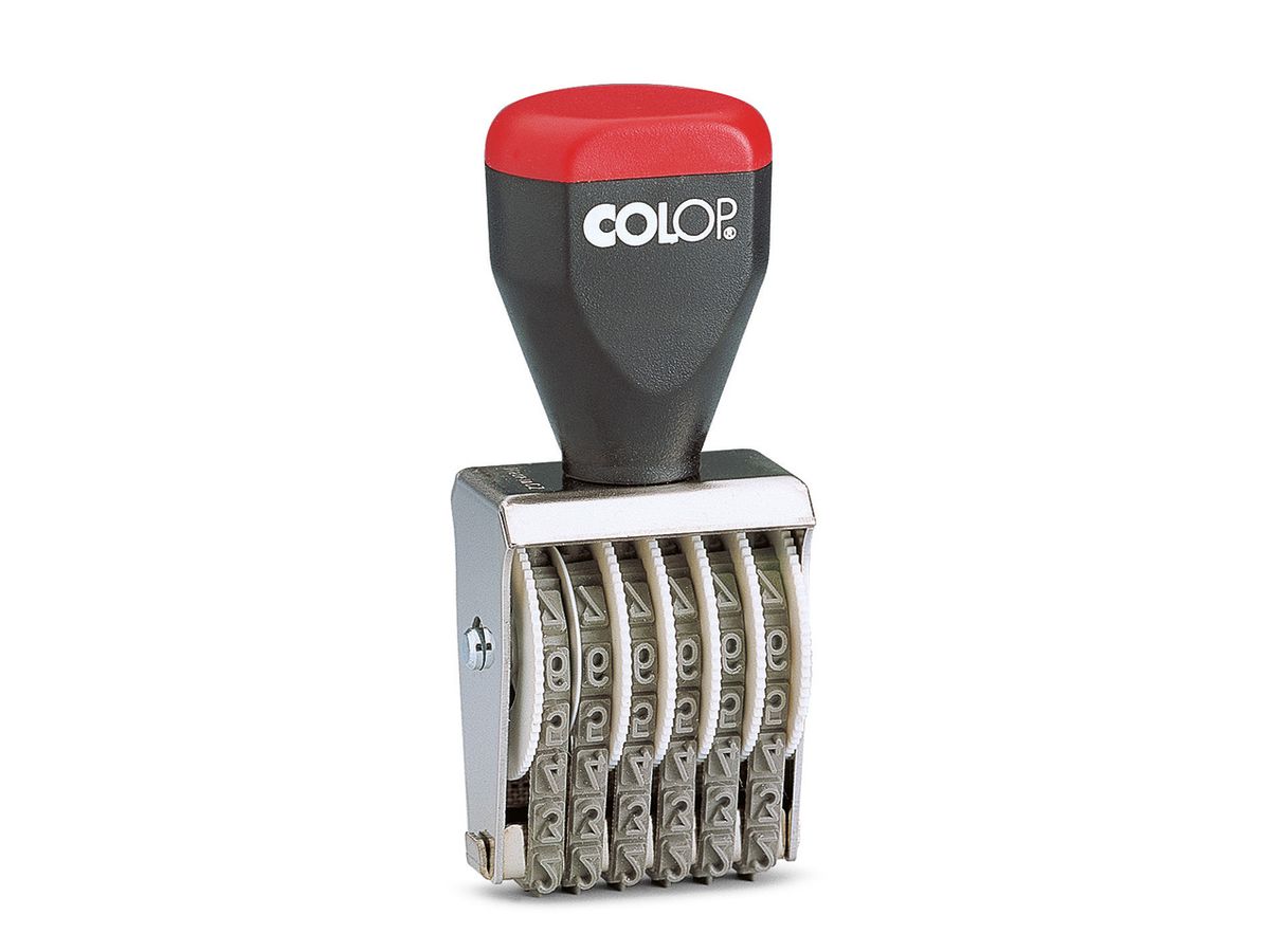 COLOP Ziffernstempel 04006, 6-stellig (EAN: 9004362308041)