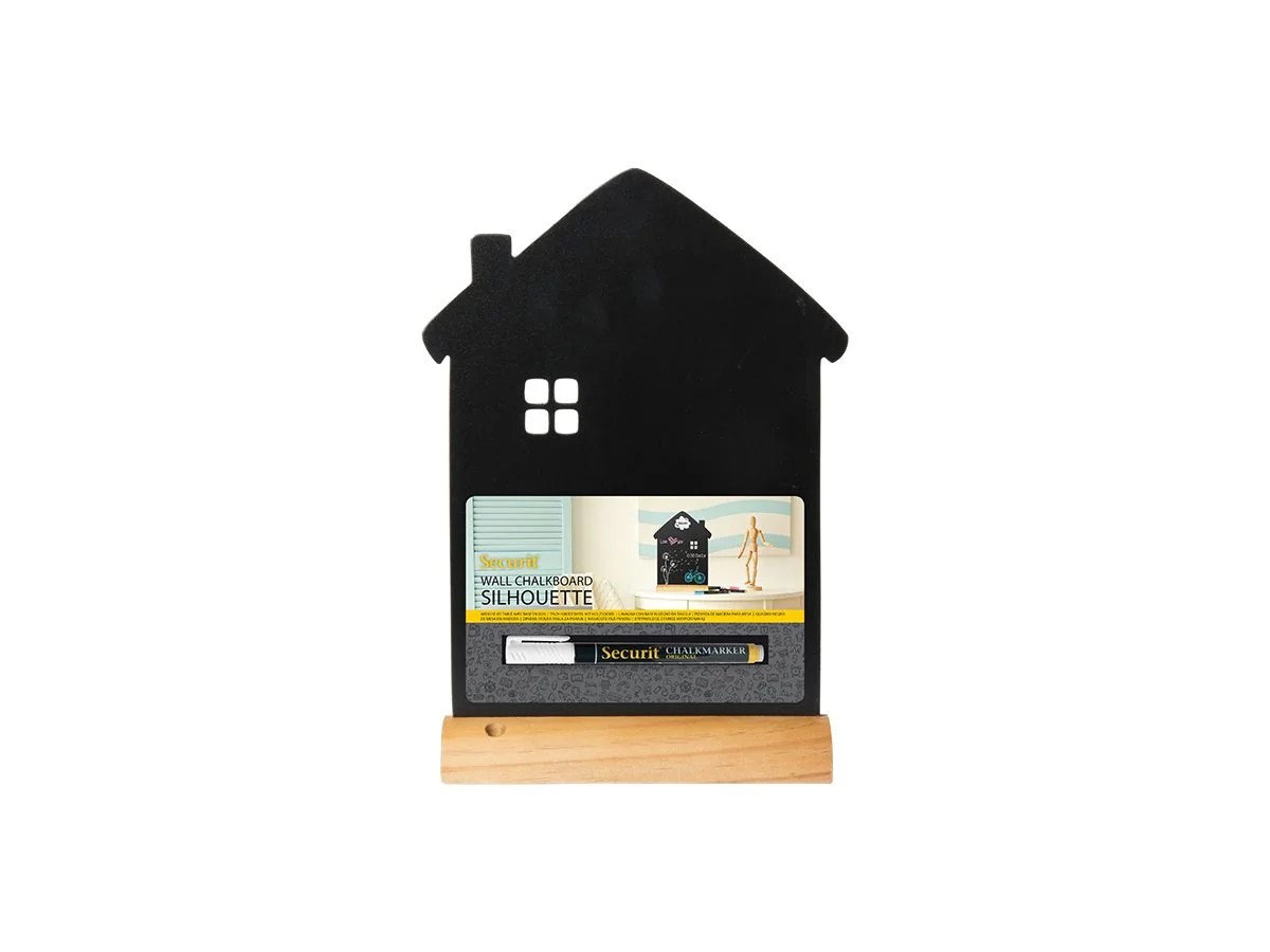 Securit Tischaufsteller SILHOUETTE "Haus", weiß (EAN: 8718226495952)
