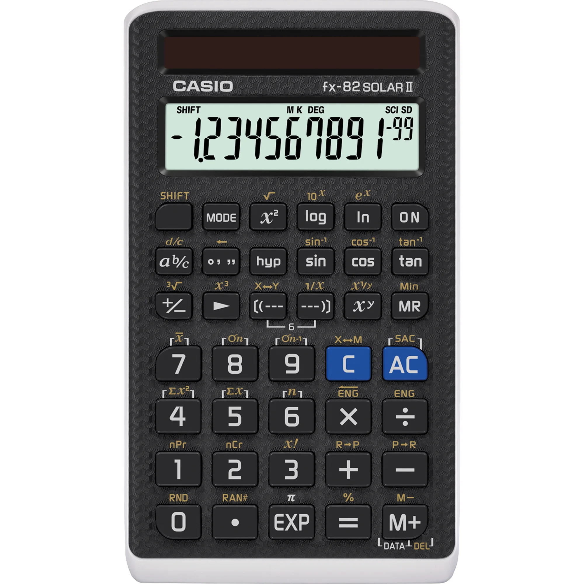 CASIO Schulrechner Modell FX-82 SolarII, Solarbetrieb (EAN: 4549526613029)