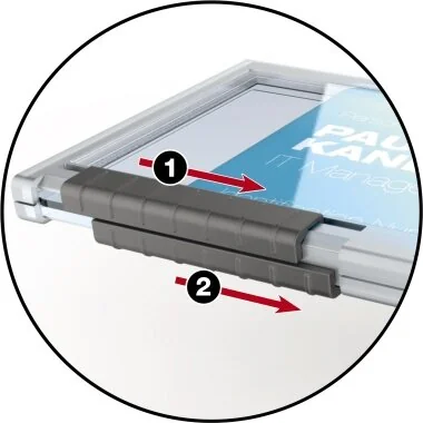 DURABLE Ausweishalter PUSHBOX DUO, transparent (EAN: 4005546808789)