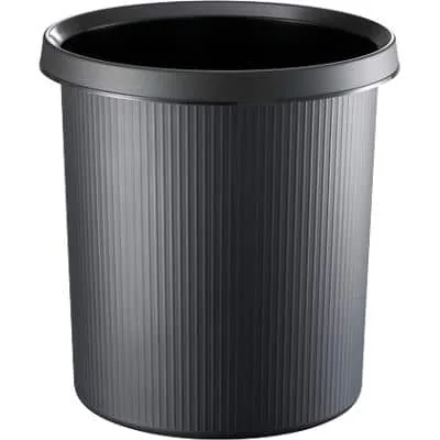 helit Papierkorb "the german line", 18 Liter, PE, schwarz (EAN: 4012086050981)