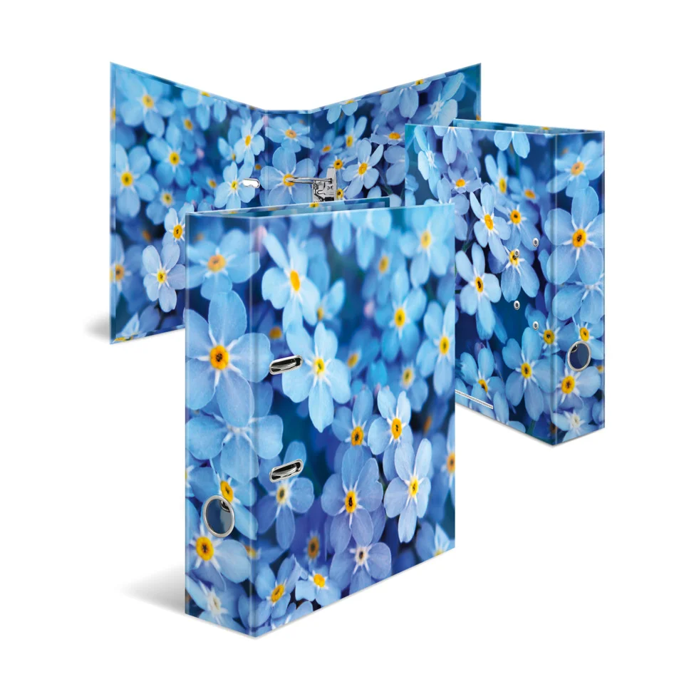 HERMA Motivordner Blumen "Blue Flowers", DIN A4 (EAN: 4008705195577)