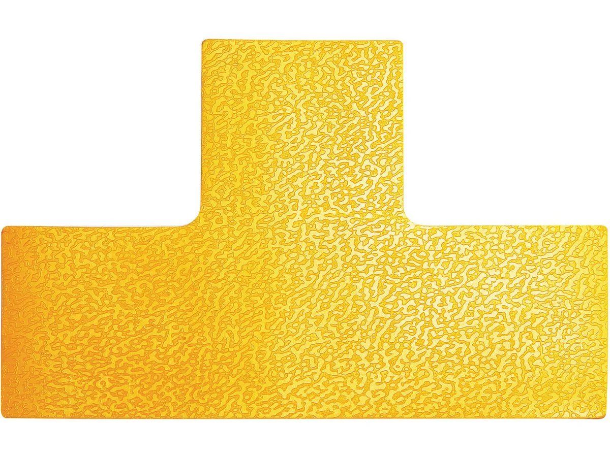 DURABLE Stellplatzmarkierung, T-Form, selbstklebend, gelb (EAN: 4005546983530)