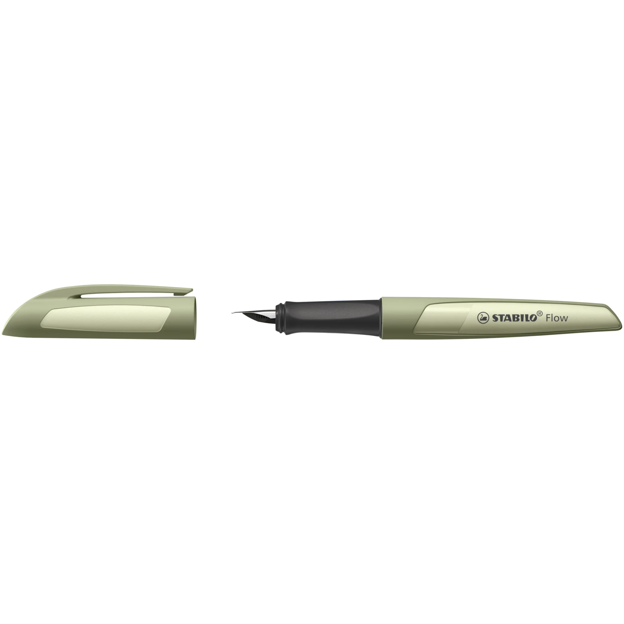 STABILO Füllhalter Flow MONOCHROME, khaki (EAN: 4006381616027)