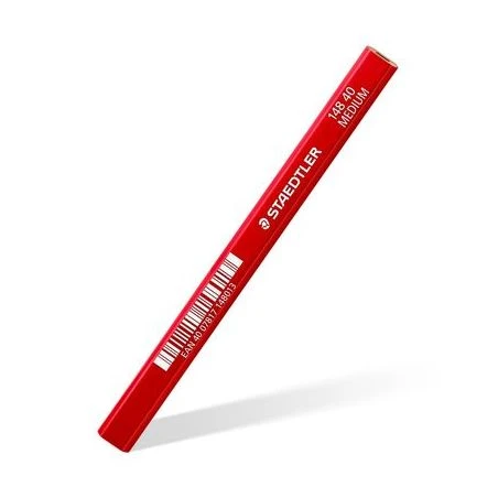 STAEDTLER Zimmermannsbleistift "medium", oval, rotbraun (EAN: 4007817148013)