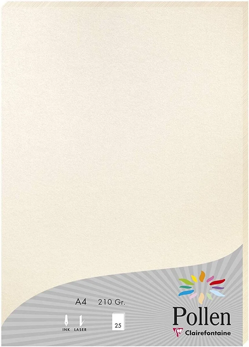 Pollen by Clairefontaine Papier DIN A4, perlmutt-elfenbein (EAN: 3329680243864)