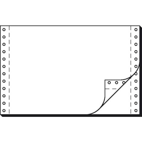 sigel DIN-Computerpapier endlos, 240 mm x 6" (15,24 cm) (EAN: 4004360362422)