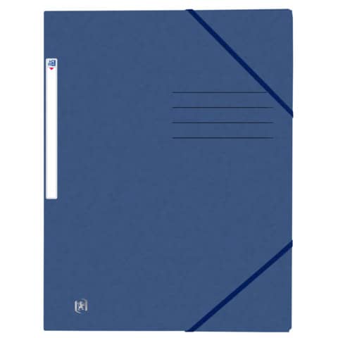 Oxford Eckspannermappe Top File+, DIN A4, dunkelblau (EAN: 3045050410352)