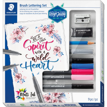 STAEDTLER Schreibset Brush Lettering Set, 9-teilig (EAN: 4007817102343)