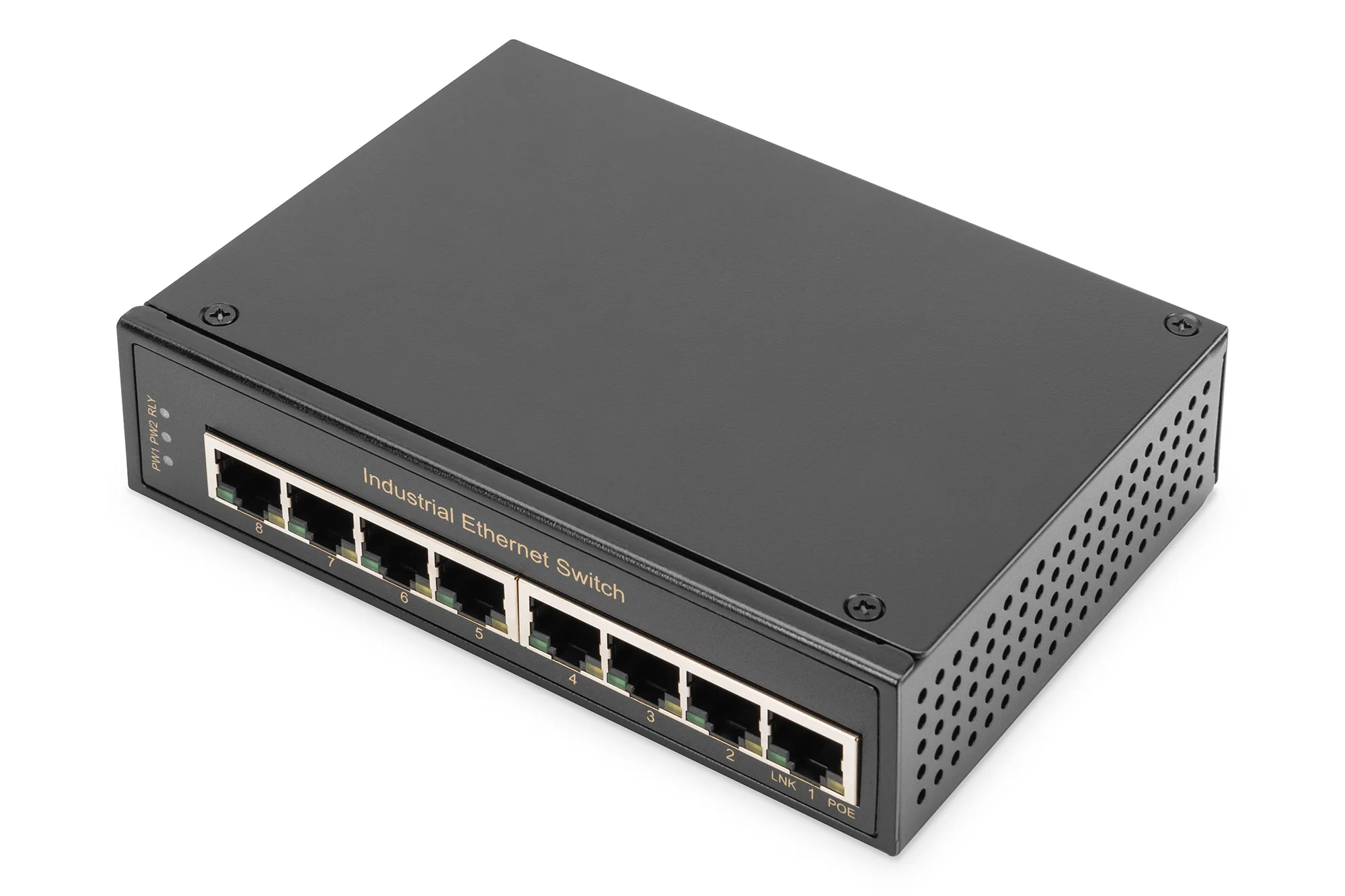 DIGITUS Industrial Gigabit Ethernet Switch, 8-Port (EAN: 4016032454489)