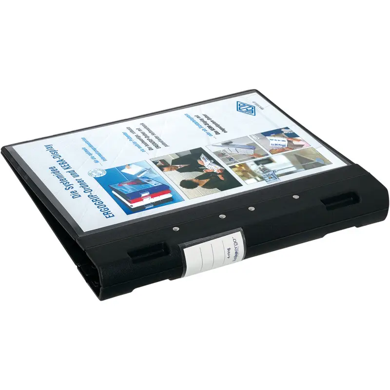 WEDO ERGOGRIP Präsentations-Ordner, 38 mm, schwarz (EAN: 4003801040158)