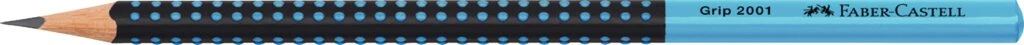 FABER-CASTELL Bleistift GRIP 2001 TWO TONE, blau (EAN: 4005405170101)