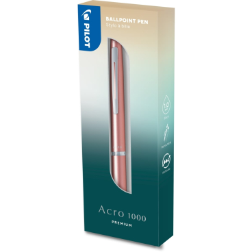 PILOT Druckkugelschreiber ACRO 1000 PREMIUM, Coral Gold (EAN: 3131910435938)