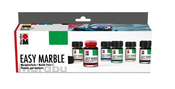 Marabu Marmorierfarbe "Easy Marble", Starter Set (EAN: 4007751189561)