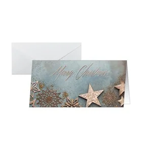 sigel Weihnachtskarte "Glamorous Christmas", DIN lang, weiß (EAN: 4004360777912)