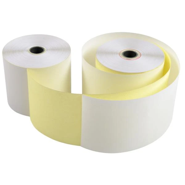 EXACOMPTA Kassenrollen, 76 mm x 25 m x 12 mm, weiß/gelb (EAN: 3130632403584)