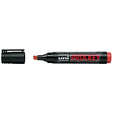 uni-ball Permanent-Marker PROCKEY (PM-126), rot (EAN: 4902778917213)
