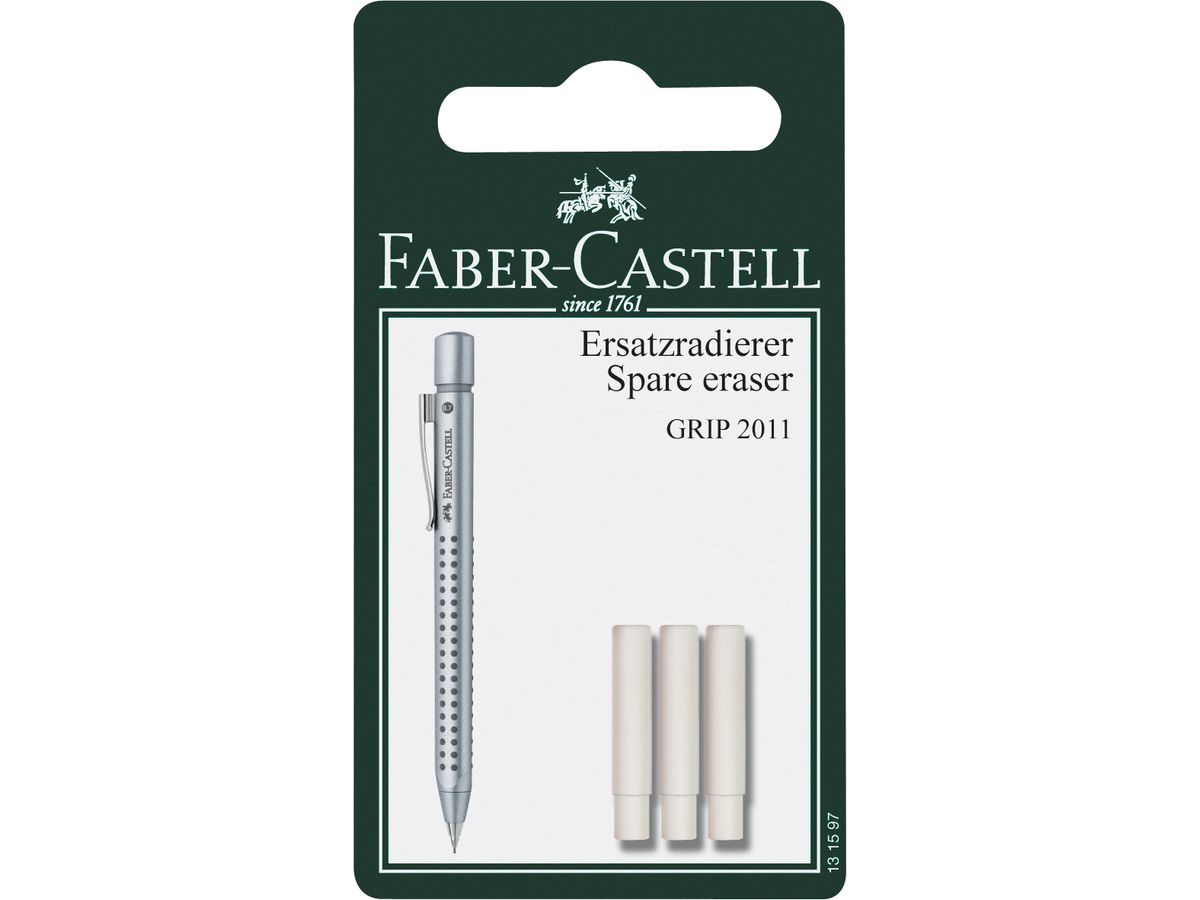 FABER-CASTELL Ersatzradierer für Druckbleistift GRIP (EAN: 4005401315971)