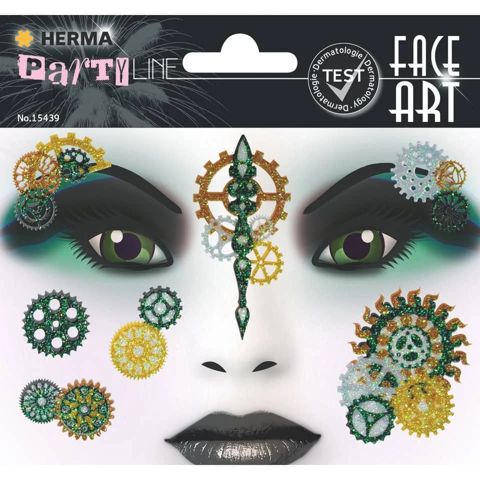 HERMA Face Art Sticker Gesichter "Steam Punk Marie" (EAN: 4008705154390)