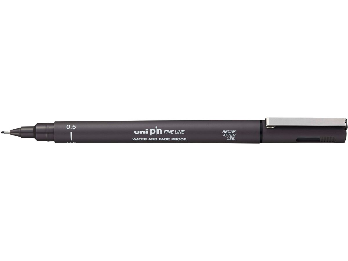 uni-ball Fineliner PIN 05200 GF, dark grey (EAN: 4902778230787)