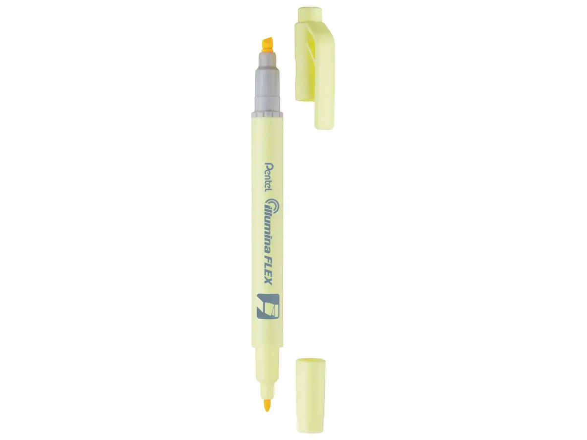 Pentel Textmarker Illumina Flex Pastel, pastellgelb (EAN: 4711577053776)