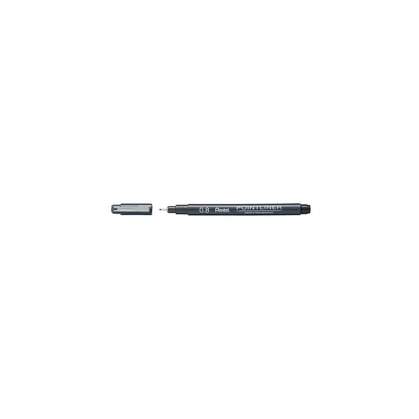 PentelArts Permanent Fineliner Pointliner, schwarz, 0,8 mm (EAN: 0884851041937)
