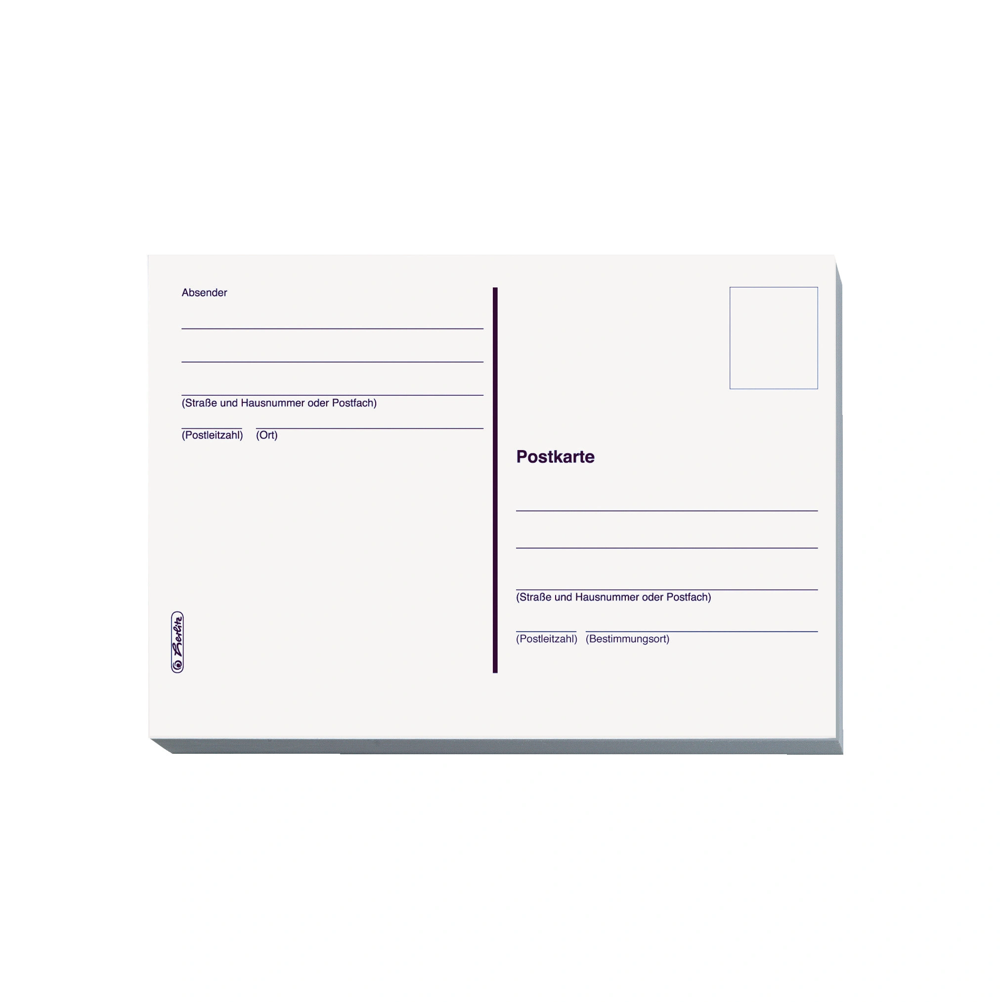 herlitz Postkarten, DIN A6, 170 g/qm, weiß (EAN: 4008110247601)