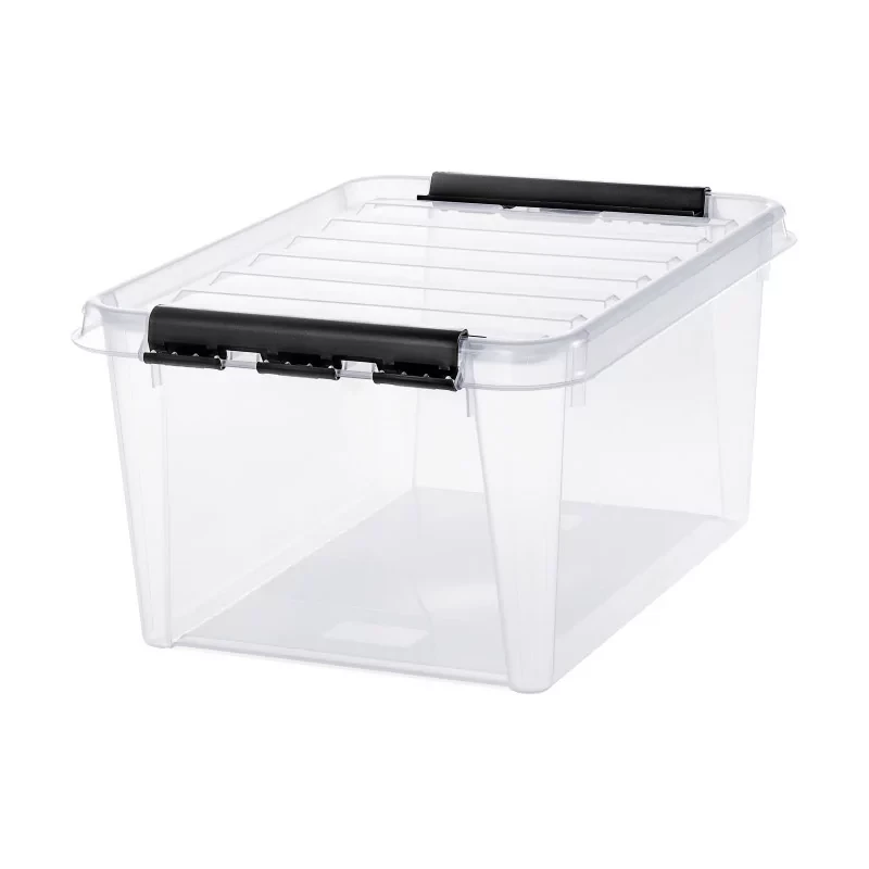 smartstore Aufbewahrungsbox CLASSIC 31 L, Clips: schwarz, transparent, schwarz (EAN: 7310543510076)