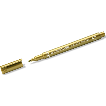STAEDTLER Permanent-Marker Metallic, Rundspitze, gold (EAN: 4007817832004)