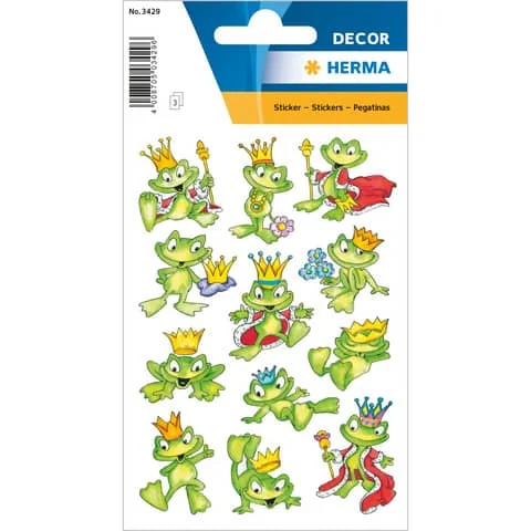 HERMA Sticker DECOR "Froschkönig" (EAN: 4008705034296)