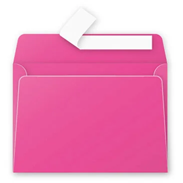 Pollen by Clairefontaine Briefumschlag C6, fuchsia (EAN: 3329680557602)