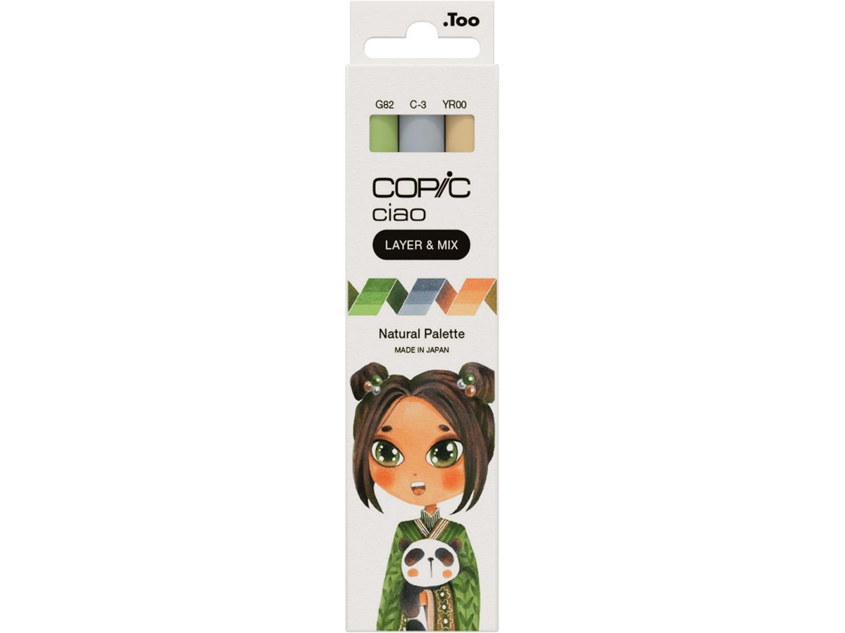 COPIC Marker ciao, 3er Set "Natural Palette" (EAN: 4013695266800)