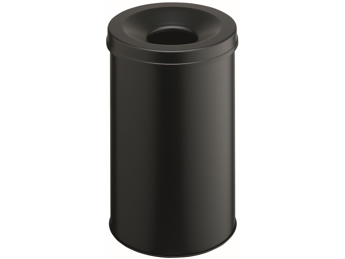 DURABLE Papierkorb SAFE, rund, 30 Liter, schwarz (EAN: 4005546988542)
