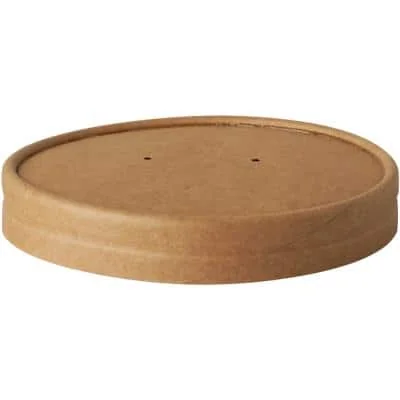 PAPSTAR Deckel für Suppenbecher "pure", rund, braun (EAN: 4002911595619)