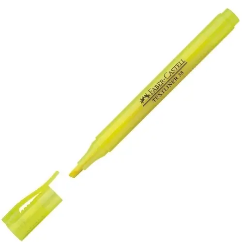 FABER-CASTELL Textmarker TEXTLINER 38, gelb (EAN: 9556089005821)