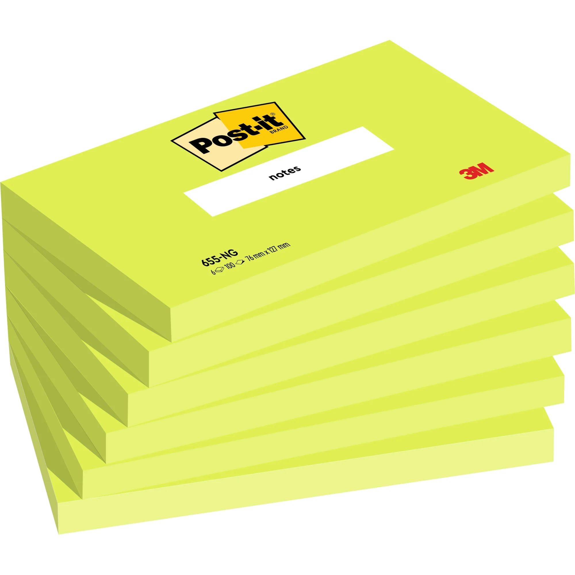 Post-it Haftnotizen notes, 127 x 76 mm, grün (EAN: 4064035083595)