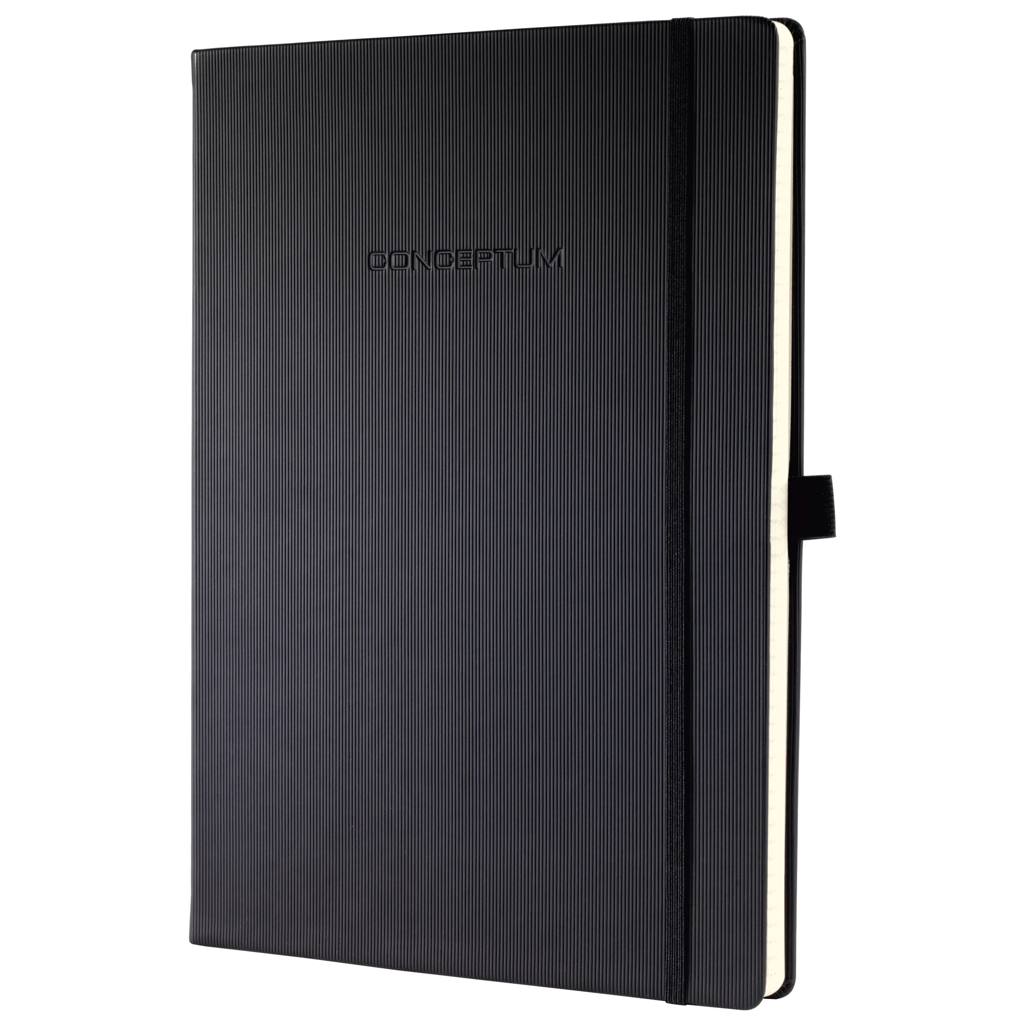 sigel Notizbuch Conceptum, DIN A4, blanko, schwarz (EAN: 4004360901058)
