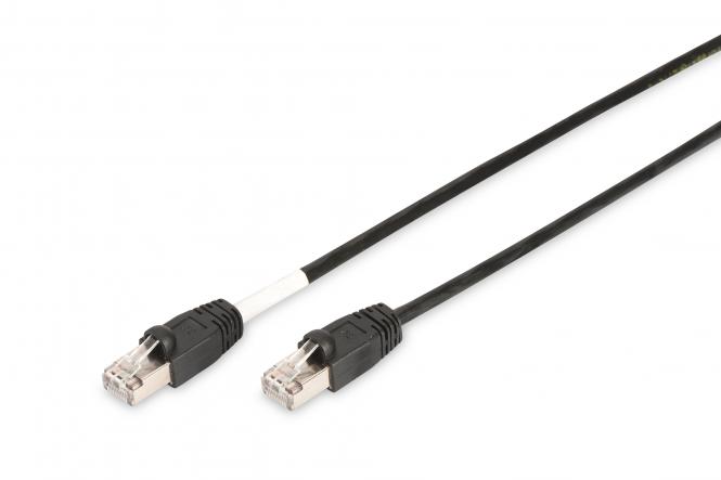 DIGITUS Outdoor-Patchkabel, Kat. 6, S/FTP, 2,0 m, schwarz (EAN: 4016032371342)