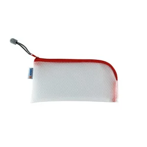 HERMA Reißverschlusstasche "Mesh Bags", 230 x 110 mm, rot (EAN: 4008705200028)