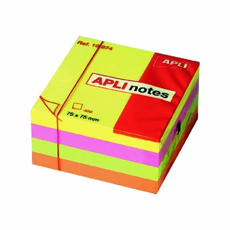 APLI Haftnotiz-Würfel "FUNNY Notes!", 75 x 75 mm, sortiert (EAN: 8410782109747)